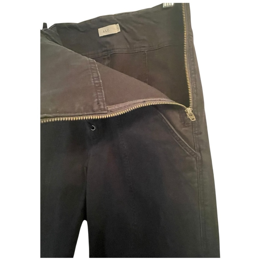 A.L.C Black Lace-Up High Rise Skinny Pants Size 4 - Picture 11 of 11
